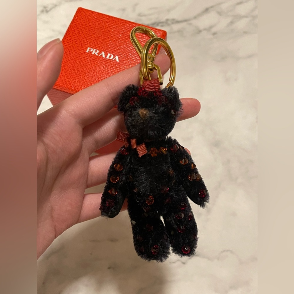 Authentic Prada Bear Keychain